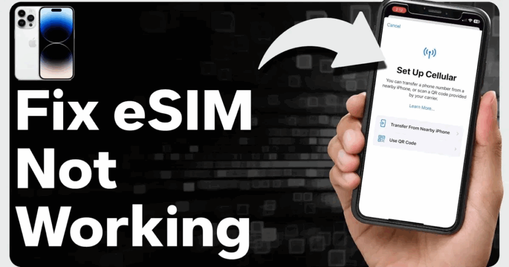 eSIM not activating