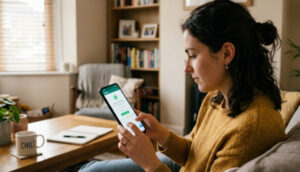A user trying to get a virtual number for WhatsApp verification